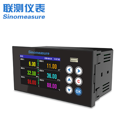 聯(lián)測(cè)_SIN-R200T_1~6路可選_無(wú)紙記錄儀_溫度_壓力_多種參數(shù)